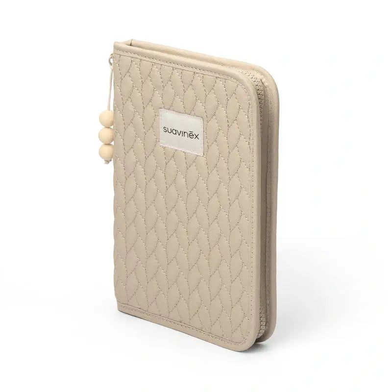 Portadocumenti Suavinex, beige