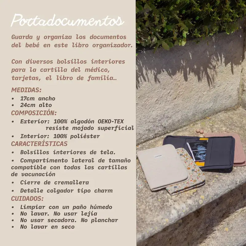Portadocumenti Suavinex, grigio