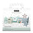 Suavinex Baby Gift Latte per bambini 300 Ml + Ricordi di colonia per bambini 100 Ml + Salviette + Teether, blu