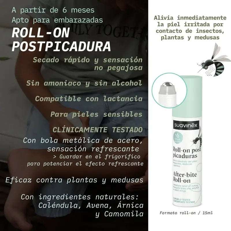 Suavinex Roll-On Post-Injury, +6 mesi, 15 Ml