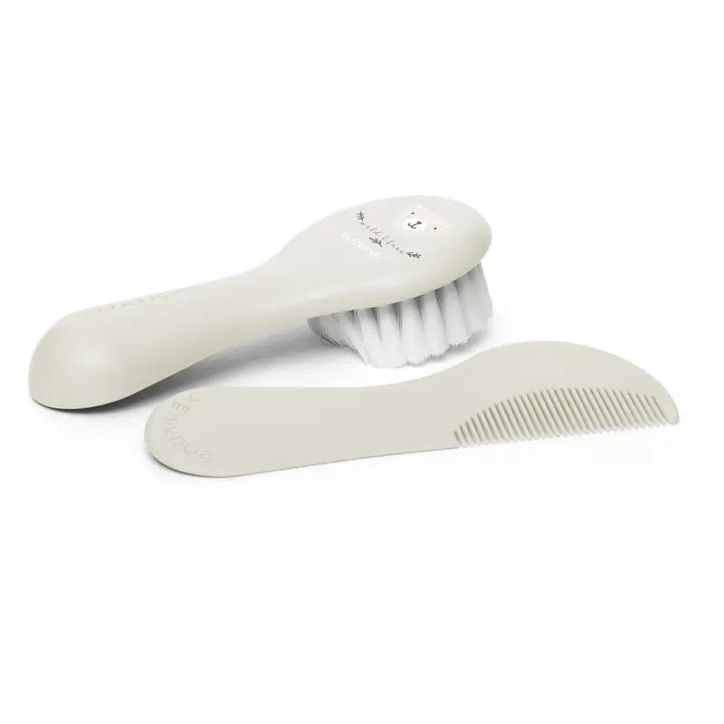 Spazzola e pettine per bambini Suavinex, beige
