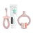 Suavinex Set iniziale per la cura dei denti +0 mesi, rosa