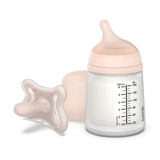 Suavinex biberon anticolica + succhietto Zero Zero. Fiera
