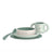 Suavinex Stoviglie per bambini +6 mesi, bianco verde