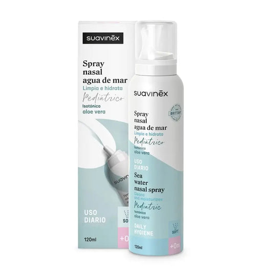 Suavinex Baby Spray Nasale Isotonico, Igiene Quotidiana, 120 Ml