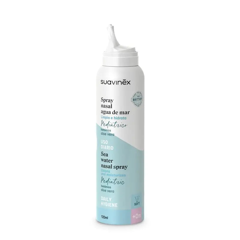 Suavinex Baby Spray Nasale Isotonico, Igiene Quotidiana, 120 Ml