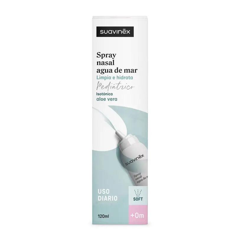 Suavinex Baby Spray Nasale Isotonico, Igiene Quotidiana, 120 Ml