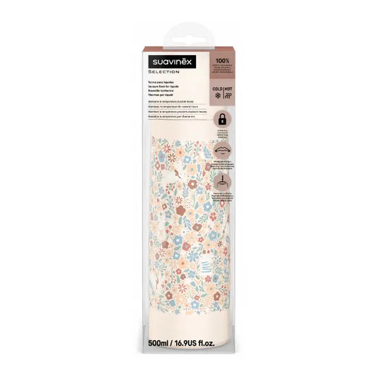 Suavinex Liquido Thermos 500 Ml, Fiori del Paese delle Meraviglie