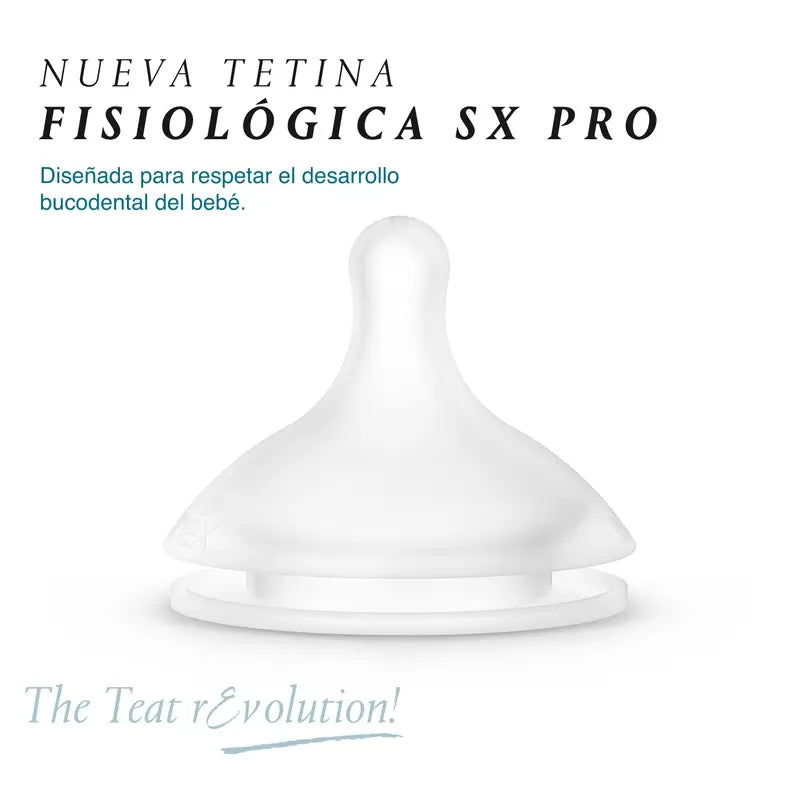 Suavinex Confezione 2 Capezzoli Fisiologici Sx Pro Silicone. Flusso denso (L)