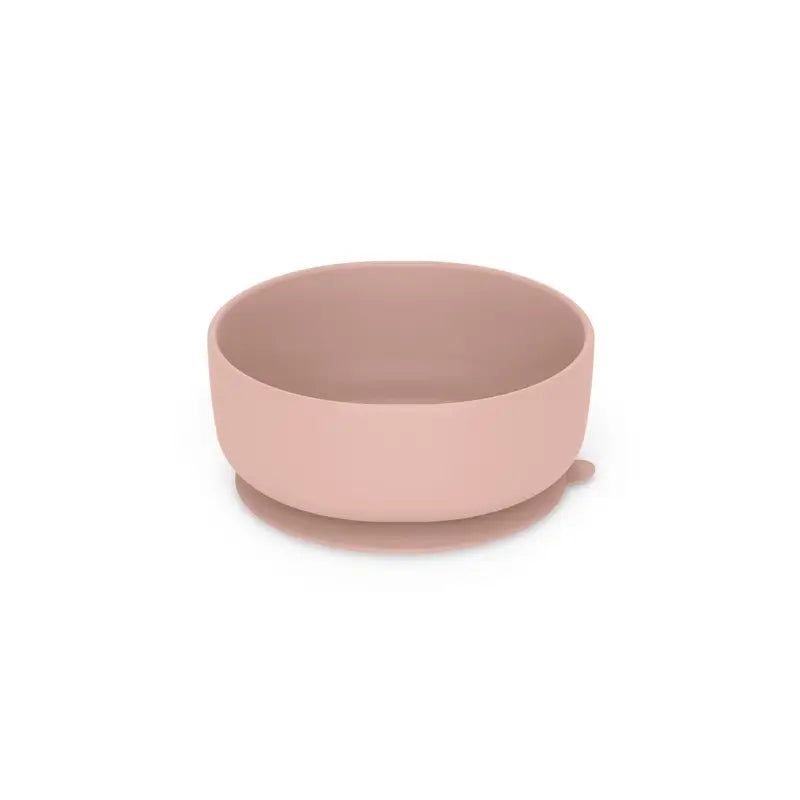 Suavinex Stoviglie in silicone 4 pezzi con ventosa, +4 mesi, rosa