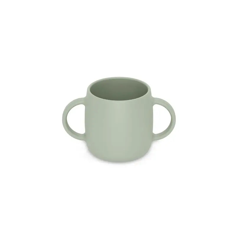 Suavinex Stoviglie in silicone 4 pezzi con ventosa, +4 mesi, verde