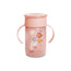 Suavinex 360 Tazza di addestramento con manici 340 Ml, senza versamento, +12 mesi, rosa
