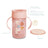 Suavinex 360 Tazza di addestramento con manici 340 Ml, senza versamento, +12 mesi, rosa