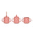 Tazza di apprendimento Suavinex 3-in-1 in silicone, +6 mesi, rosa