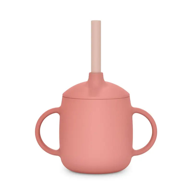 Tazza di apprendimento Suavinex 3-in-1 in silicone, +6 mesi, rosa