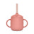 Tazza di apprendimento Suavinex 3-in-1 in silicone, +6 mesi, rosa
