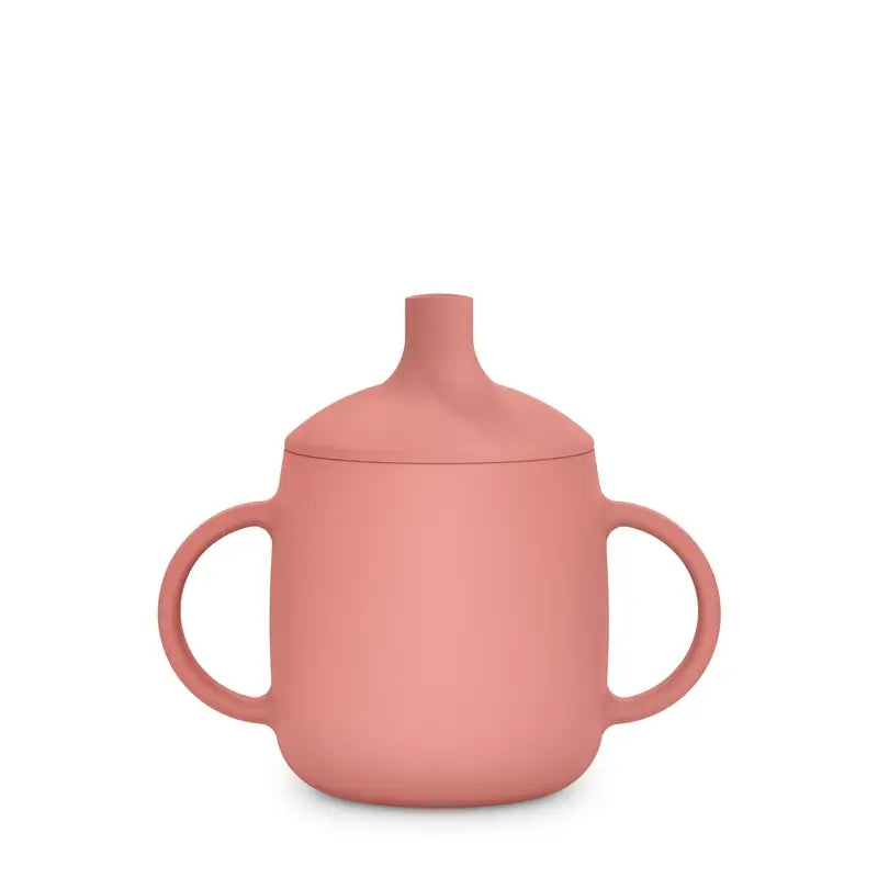 Tazza di apprendimento Suavinex 3-in-1 in silicone, +6 mesi, rosa
