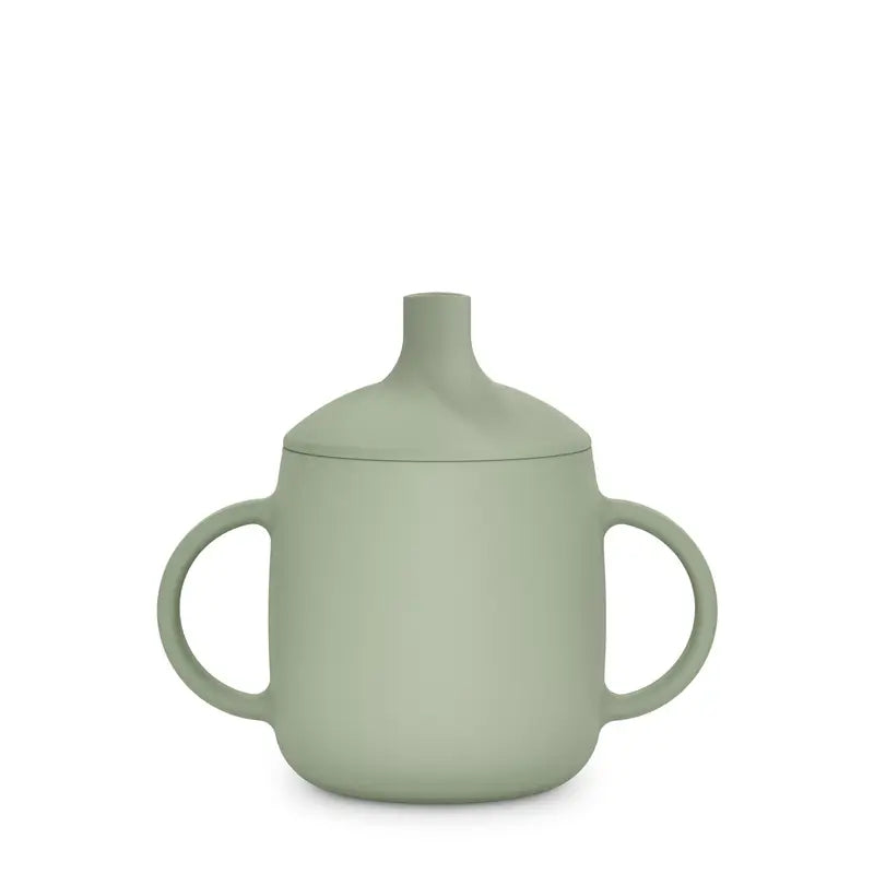 Tazza di apprendimento Suavinex 3 in 1 in silicone, +6 mesi, verde