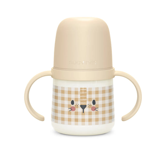 Tazza di apprendimento per bambini Suavinex, anticolica, +6 mesi, beige, 1 unità