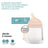 Suavinex Bottiglia Anticolica Zero Zero 180 Ml, Flusso Lento (S), +0 Mesi, Fiera