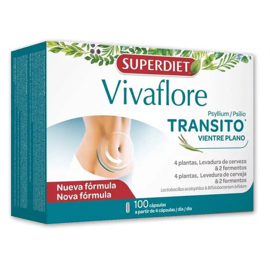 Superdiet Vivaflore Transito 400 Mg, 100 Compresse