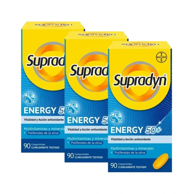 Supradyn Energy 50+ Vitamine, minerali ed energia, 3x90 compresse