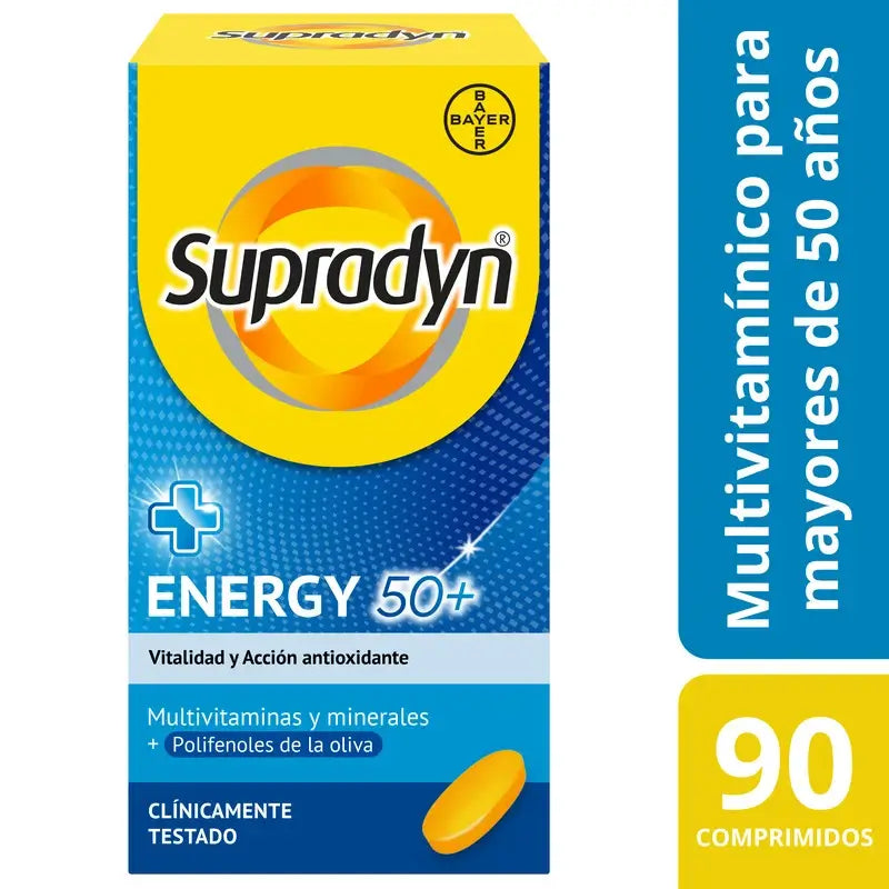 Supradyn Energy 50+ Vitamine, minerali ed energia, 90 compresse