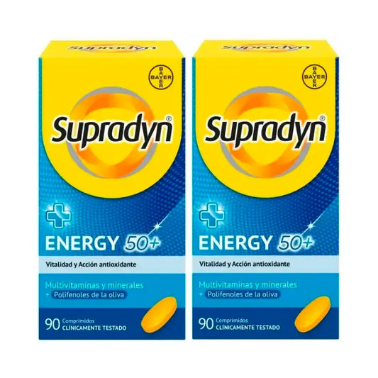 Supradyn Energy 50+ Vitamine, minerali ed energia, 2x90 compresse