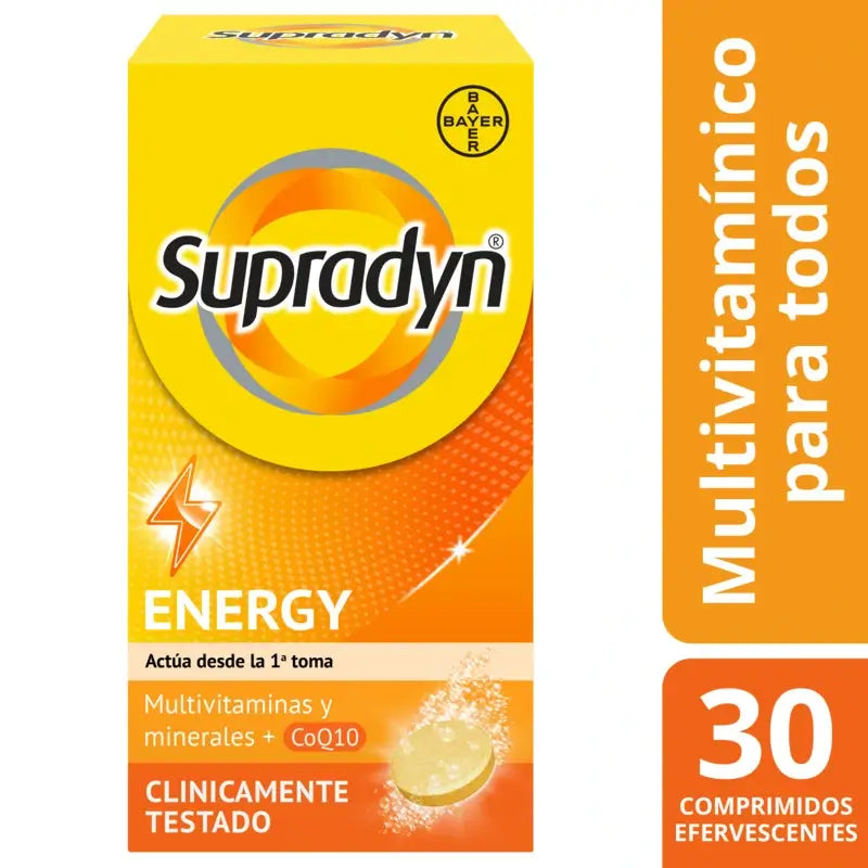 Supradyn Energy Vitamine ed energia, 30 compresse effervescenti