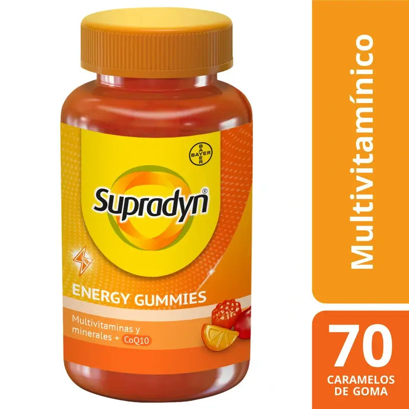 Vitamine energetiche e multivitamine energetiche Supradyn, 70 gommine