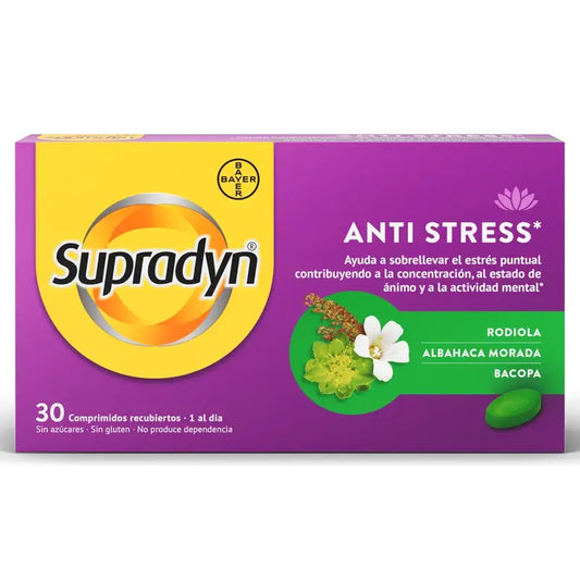 Supradyn Anti-Stress Concentrazione e Memoria, 30 compresse
