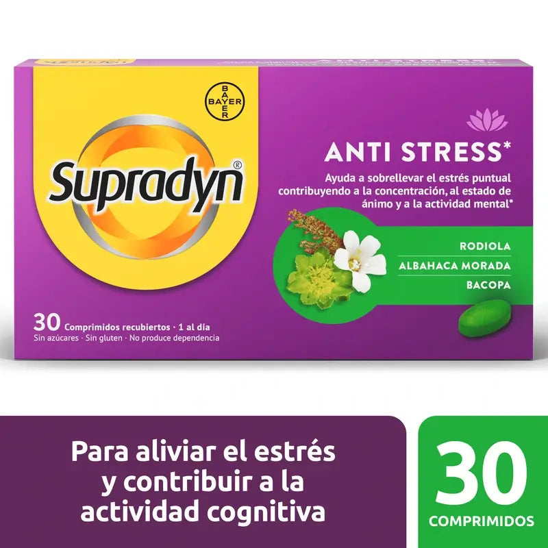 Supradyn Anti-Stress Concentrazione e Memoria, 30 compresse