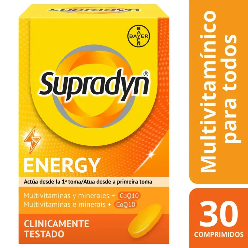 Supradyn Energy Vitamine, minerali ed energia quotidiana, 30 compresse