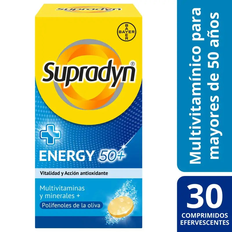 Supradyn Energy 50+ Vitamine ed energia, 30 compresse effervescenti