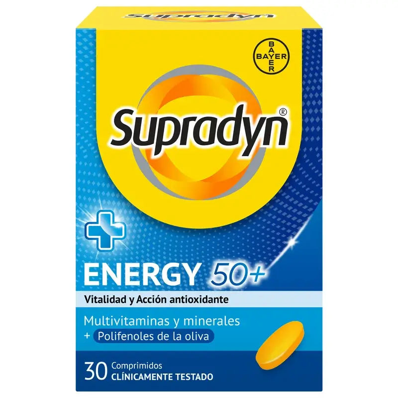 Supradyn Energy 50+ Vitamine, minerali ed energia, 30 compresse