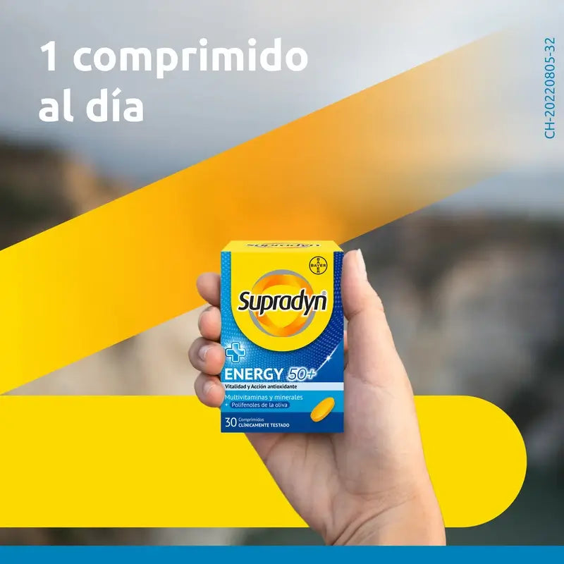 Supradyn Energy 50+ Vitamine, minerali ed energia, 30 compresse