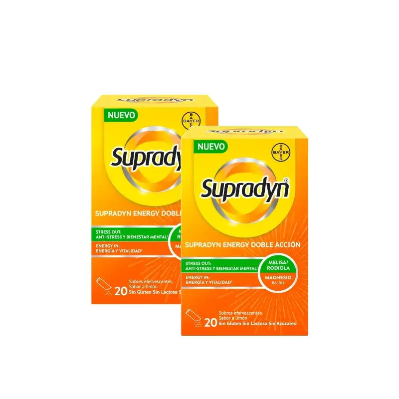 Supradyn Energy Doppia Azione, confezione da 2 x 20 bustine