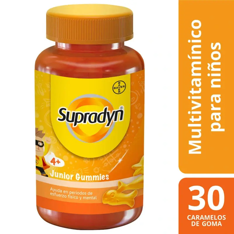 Supradyn Junior Gummies Vitamine ed energia per bambini, 30 Gummies
