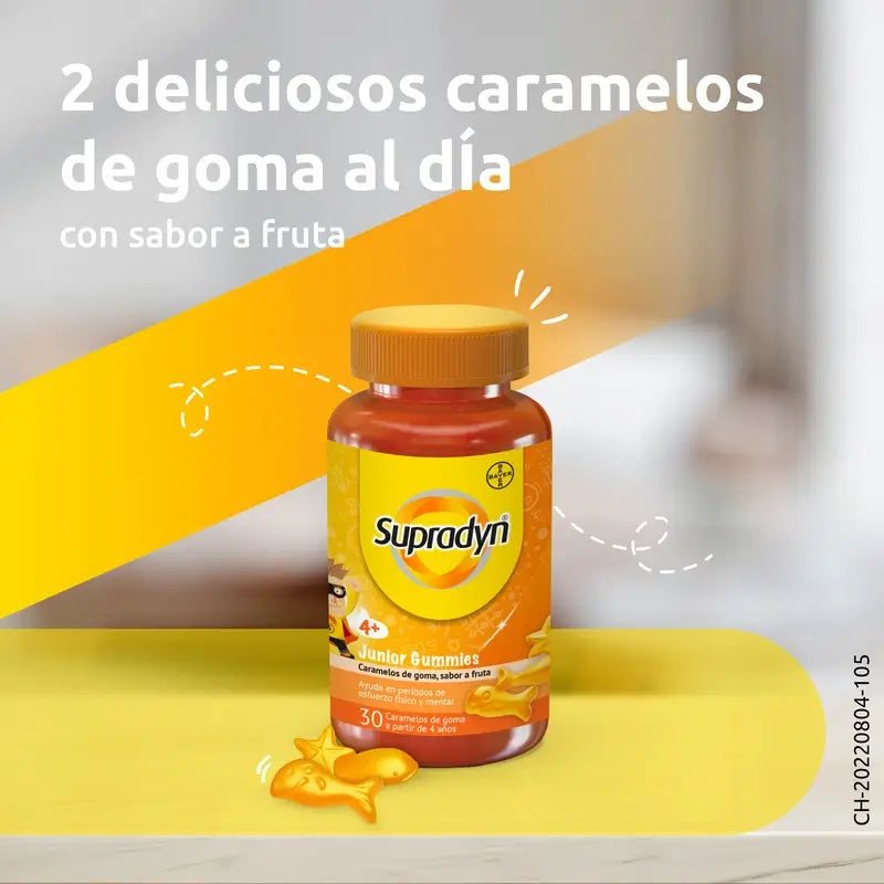 Supradyn Junior Gummies Vitamine ed energia per bambini, 30 Gummies