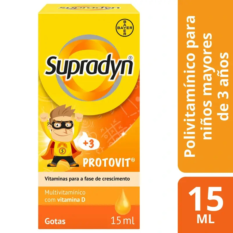 Supradyn Protovit Vitamine e minerali per bambini, 15 ml