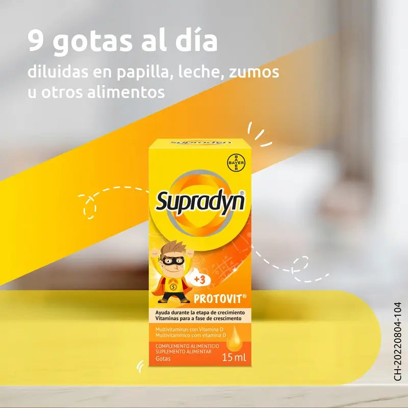Supradyn Protovit Vitamine e minerali per bambini, 15 ml