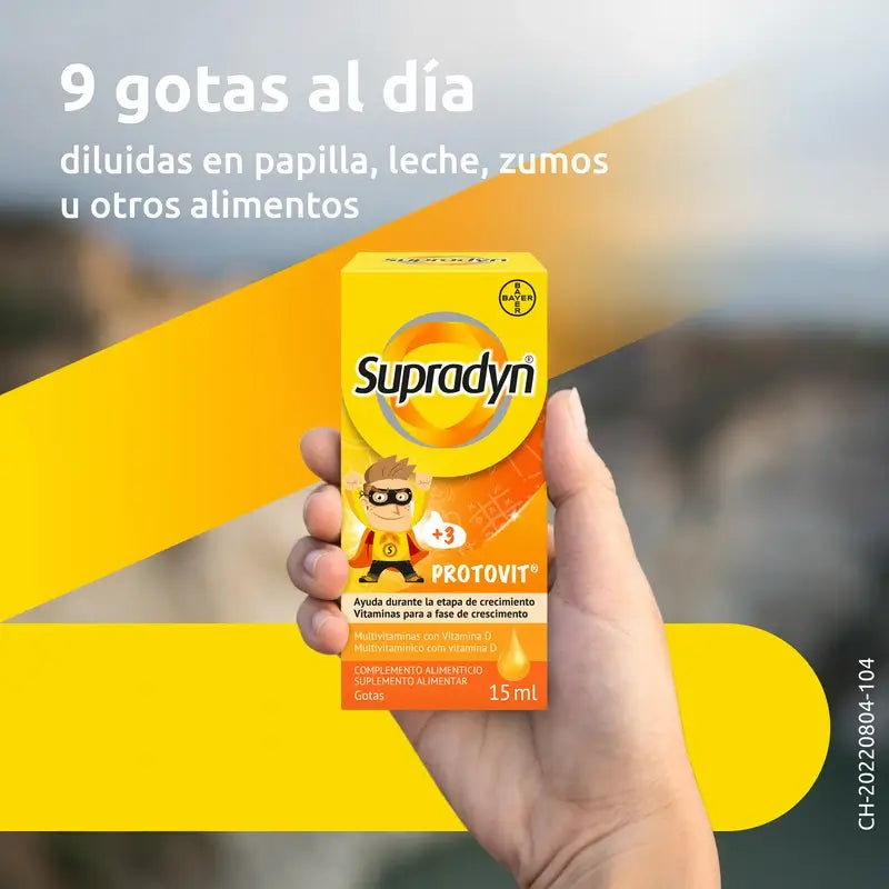 Supradyn Protovit Vitamine e minerali per bambini, 15 ml