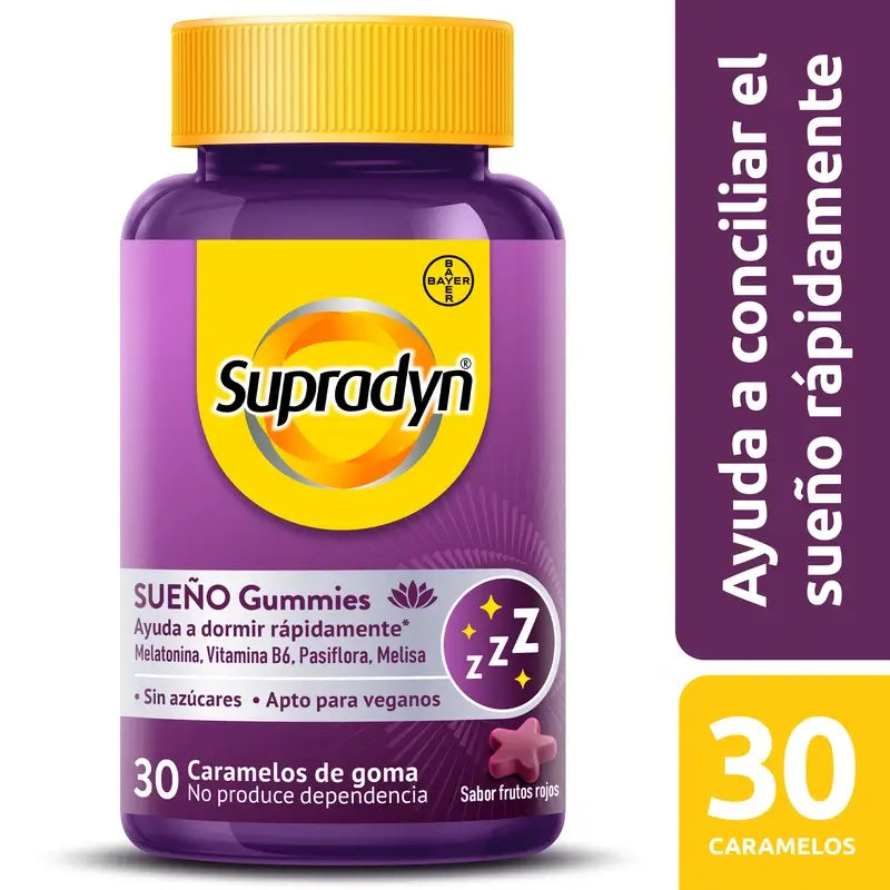 Supradyn Sonno e Serenità Gomme Melatonina e Vit. B6, 30 caramelle