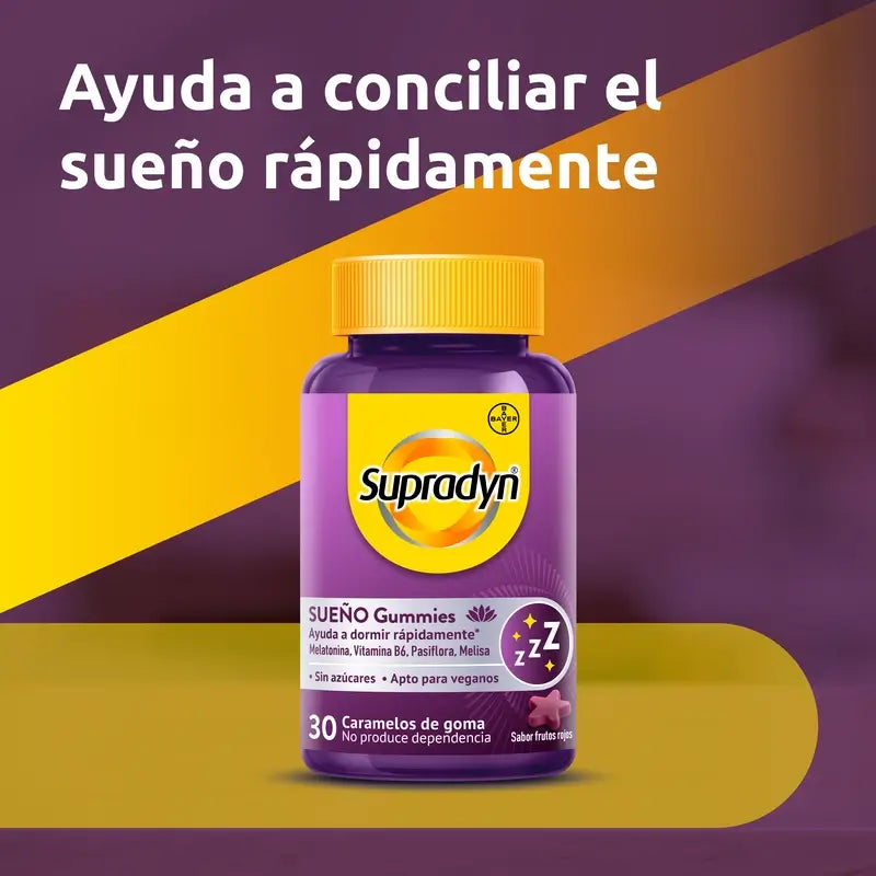 Supradyn Sonno e Serenità Gomme Melatonina e Vit. B6, 30 caramelle