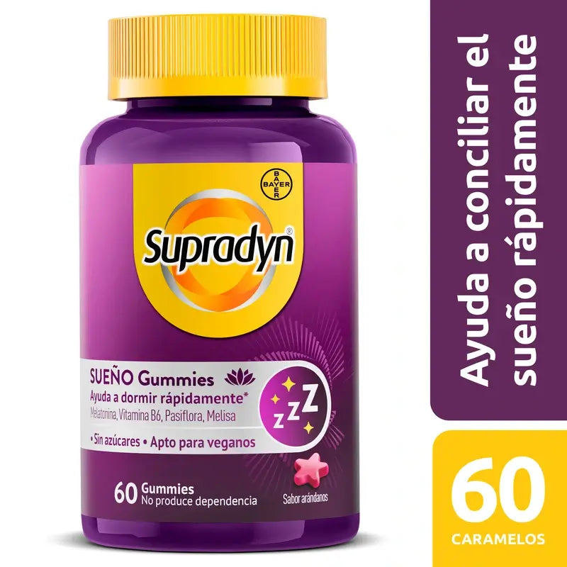 Supradyn Sonno & Serenità Gomme Melatonina e Vitamina B6 , 60 gommine