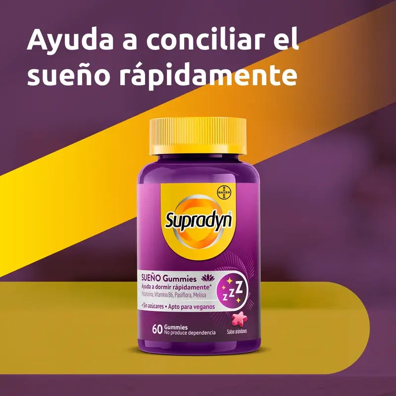 Supradyn Sonno & Serenità Gomme Melatonina e Vitamina B6 , 60 gommine