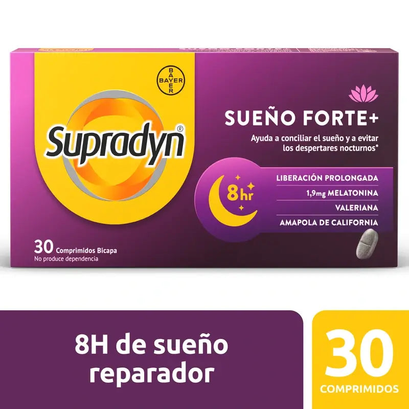 Supradyn Sleep Forte+ riduce i risvegli notturni, 30 compresse