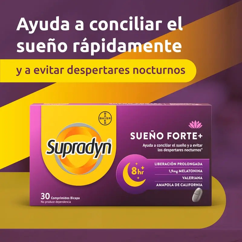 Supradyn Sleep Forte+ riduce i risvegli notturni, 30 compresse