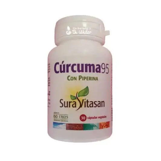 Sura Vitasan Curcuma 95% Std con Piperina , 30 capsule