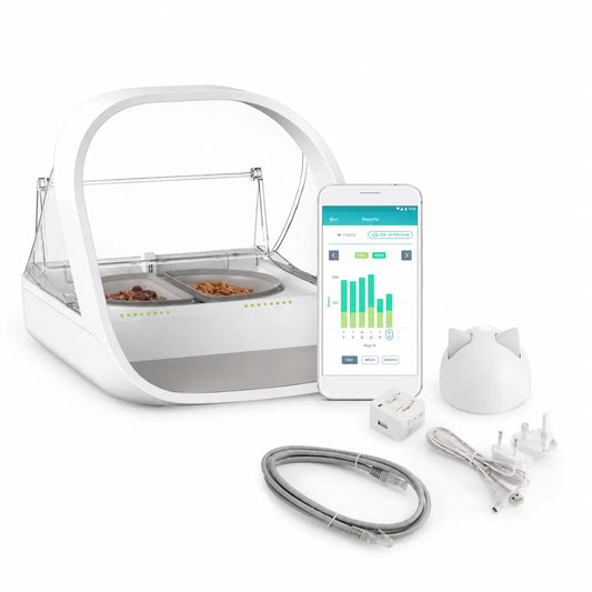 Sure Petcare Surefeed Pack Connect: mangiatoia automatica con microchip + hub di connessione